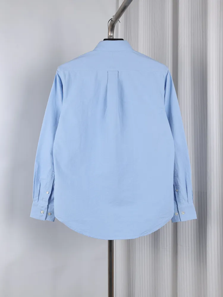 RL Pony Oxford Cotton Button Down Long Sleeve Shirt