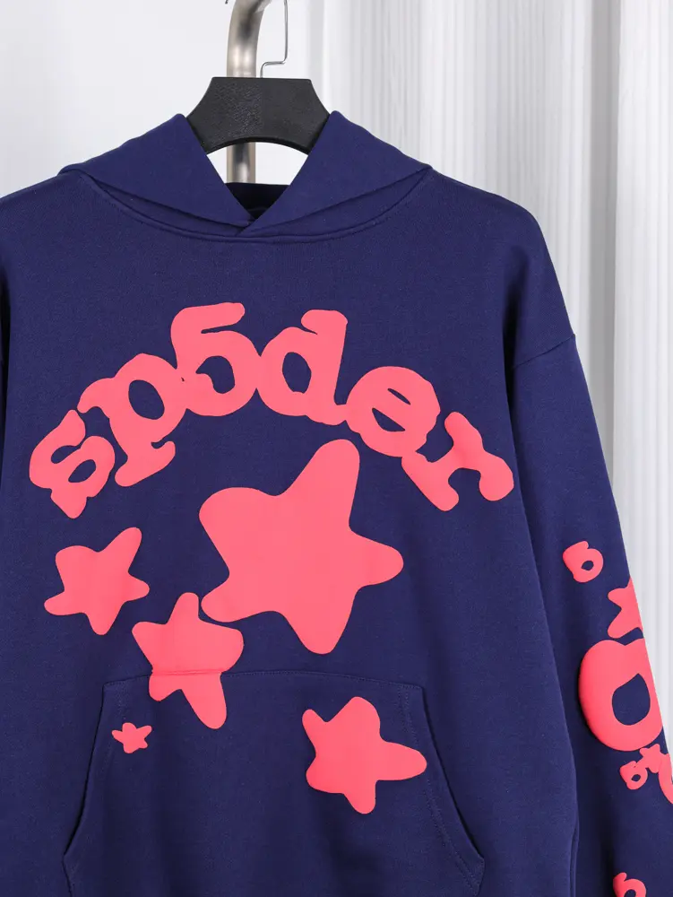 the pink sp5der hoodie