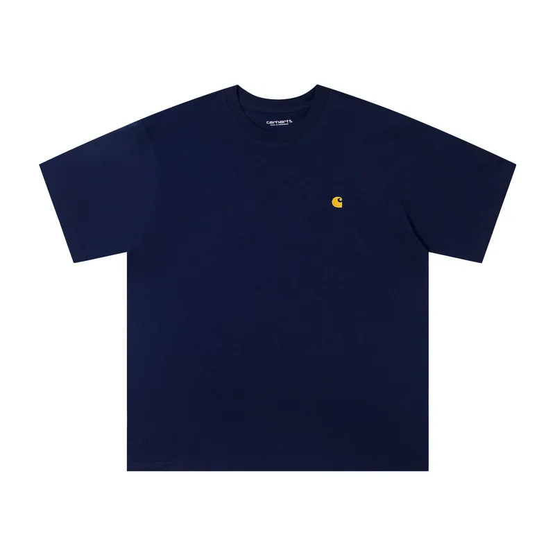 Carhartt WIP Embroidered Logo T-Shirt - Blue