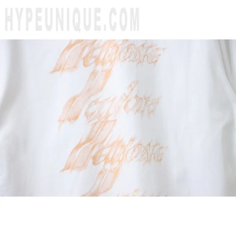 Printed graphic on the front of the garment