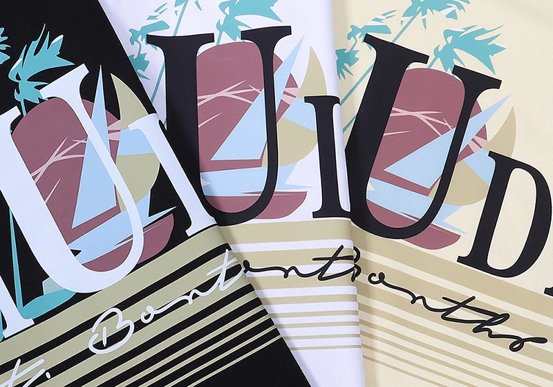 Rhude Sailboat Logo Print T-Shirt Reps
