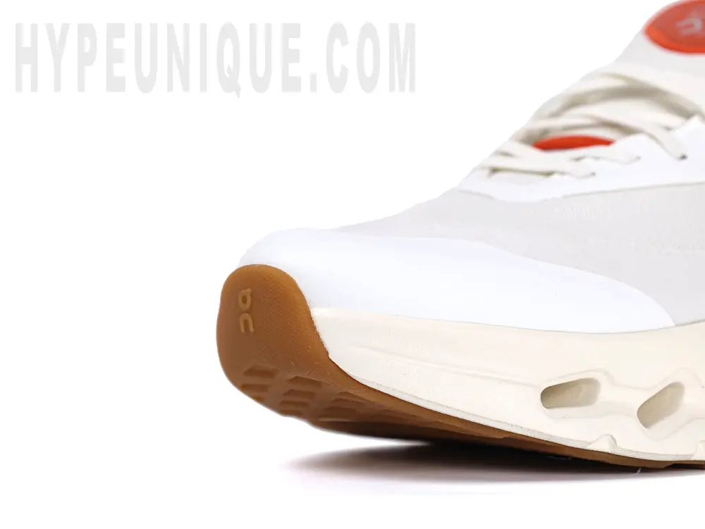 White toe box