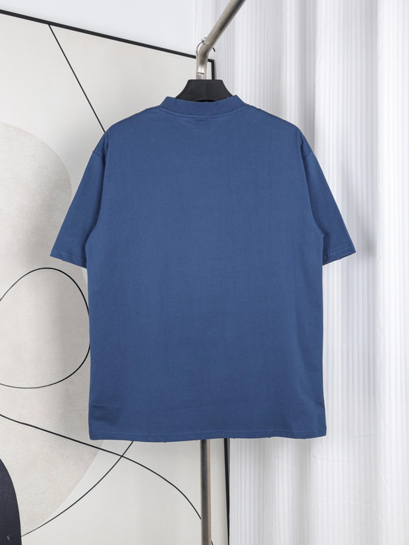 25SS Chest Red Embroidered T-Shirt