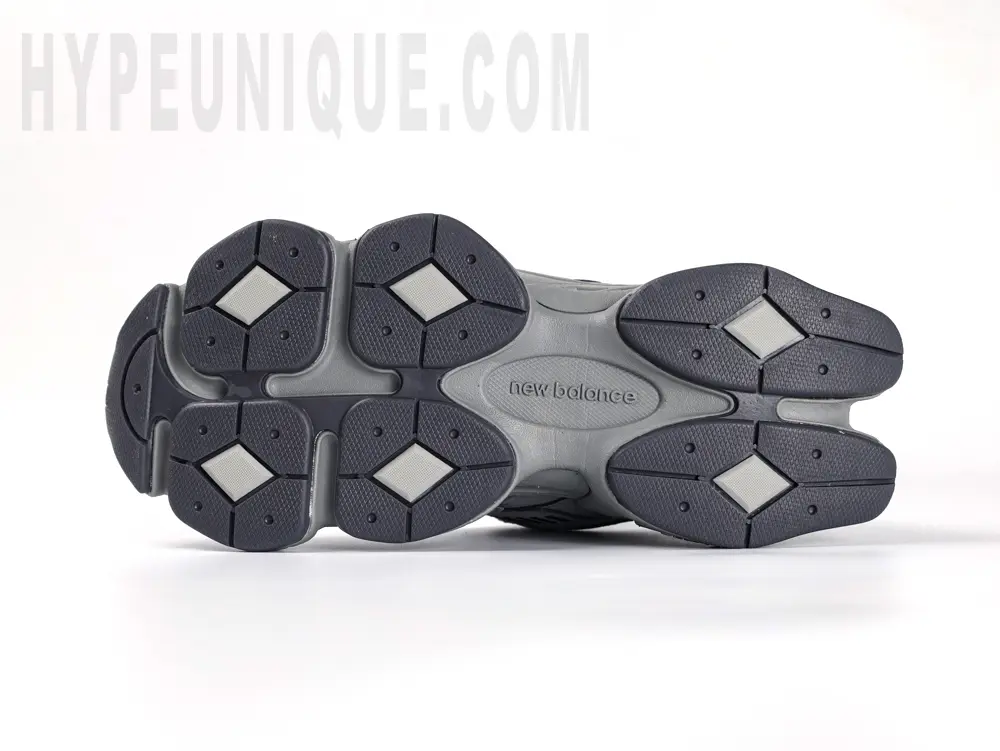 the gray outsole