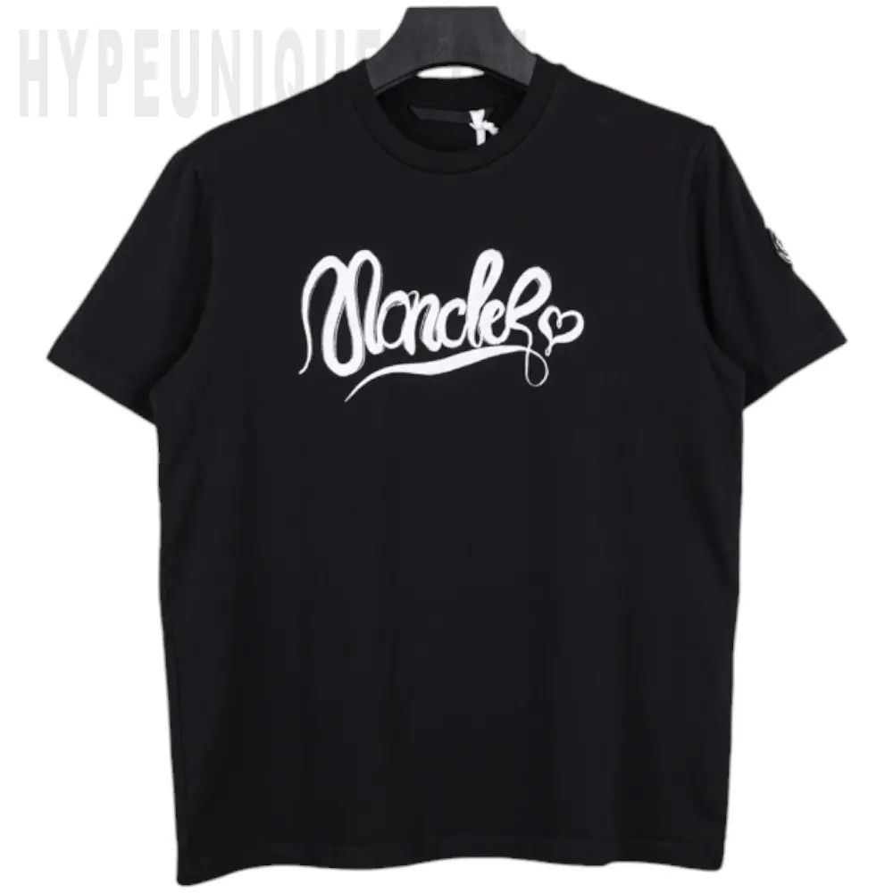 Calligraphy Logo Cotton T-Shirt
