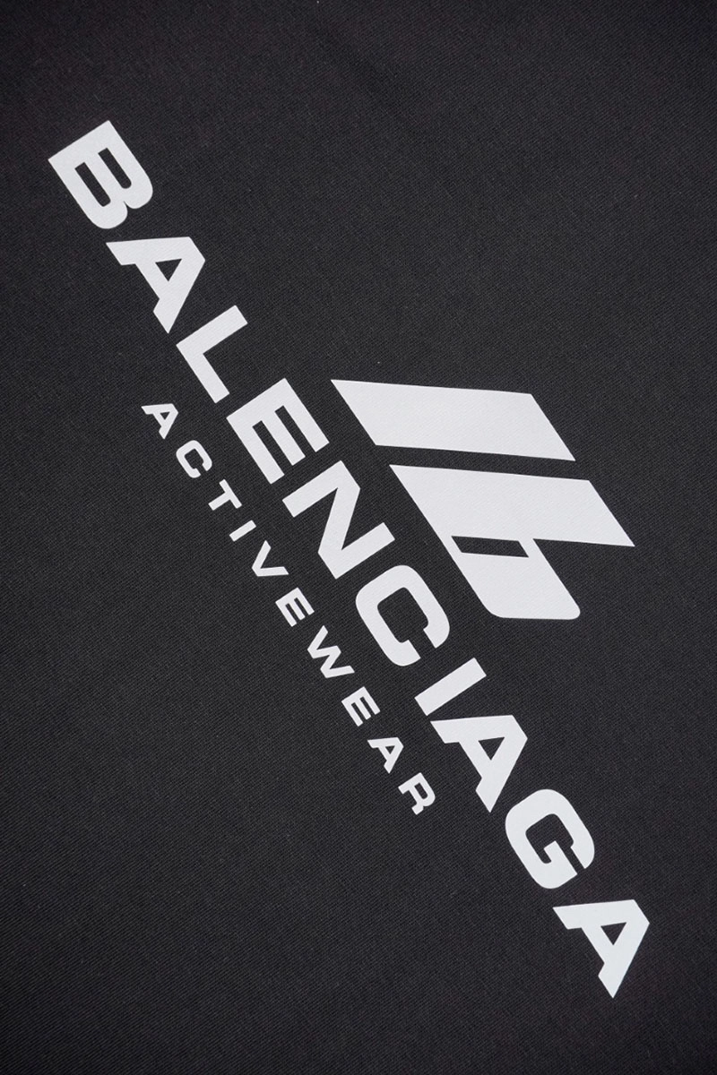 Balenciaga Ib Logo Reflective Print T-Shirt