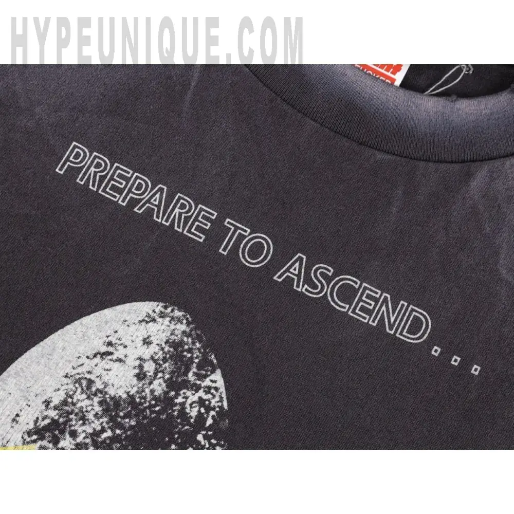 Printed graphic on the front of the garment