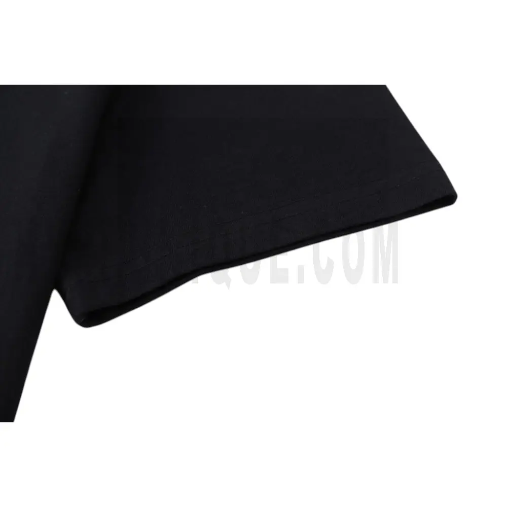 The sleeves of the black clothes