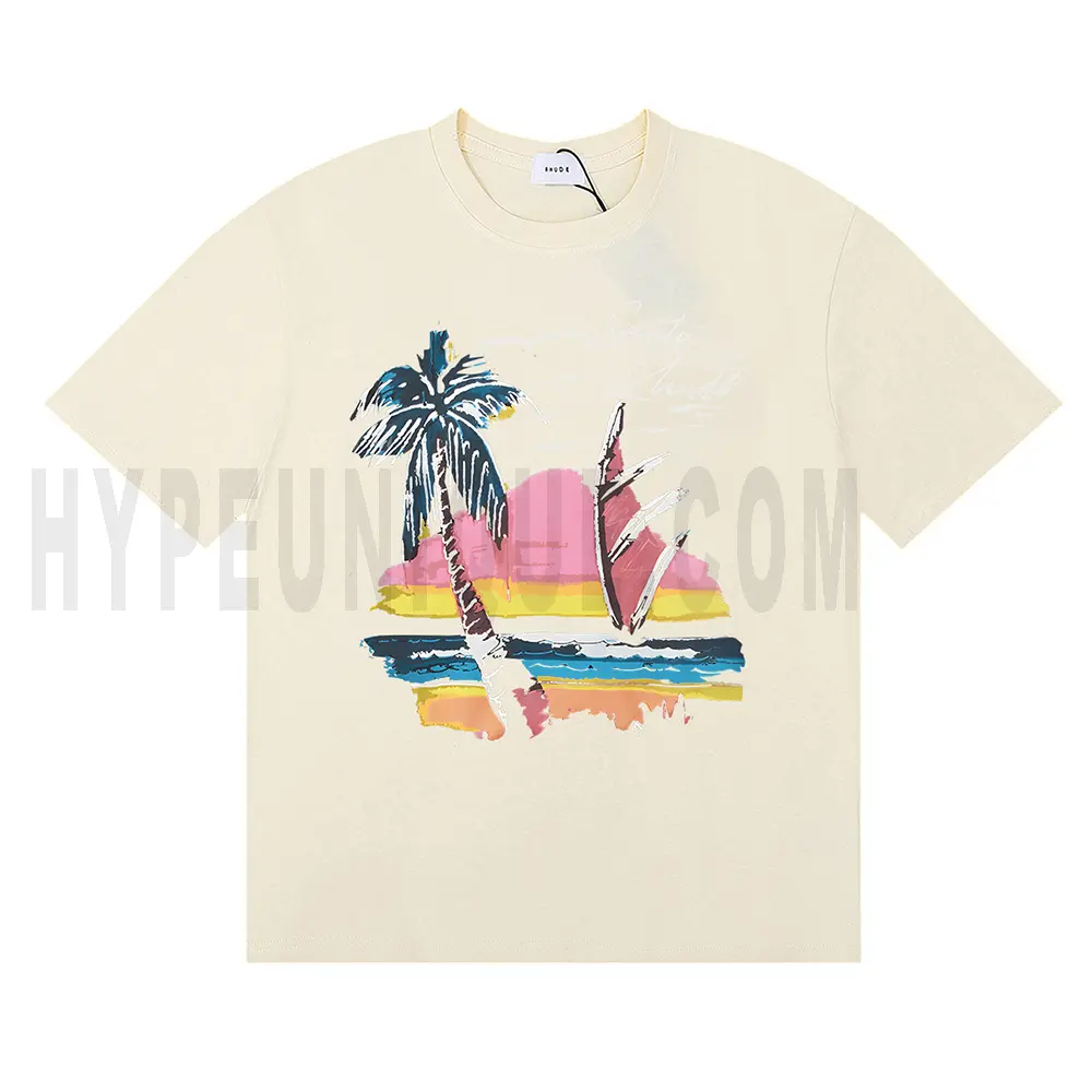 The front of the beige clothes