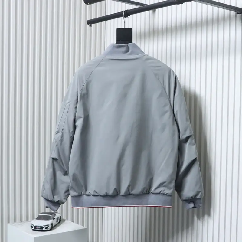 TB Four-Stripe Baseball Jacket