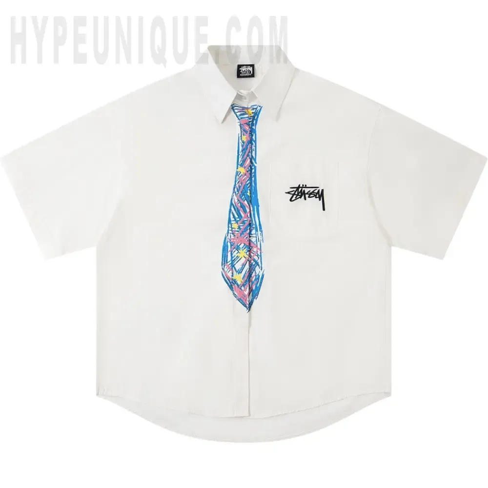 Stussy Graffiti Tie Illusion Shirt