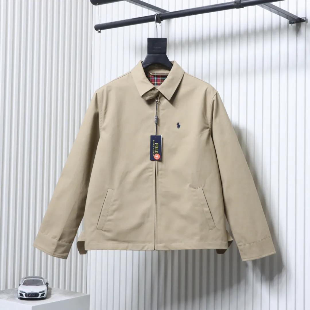 RL Vintage Cotton Zip-Up Jacket
