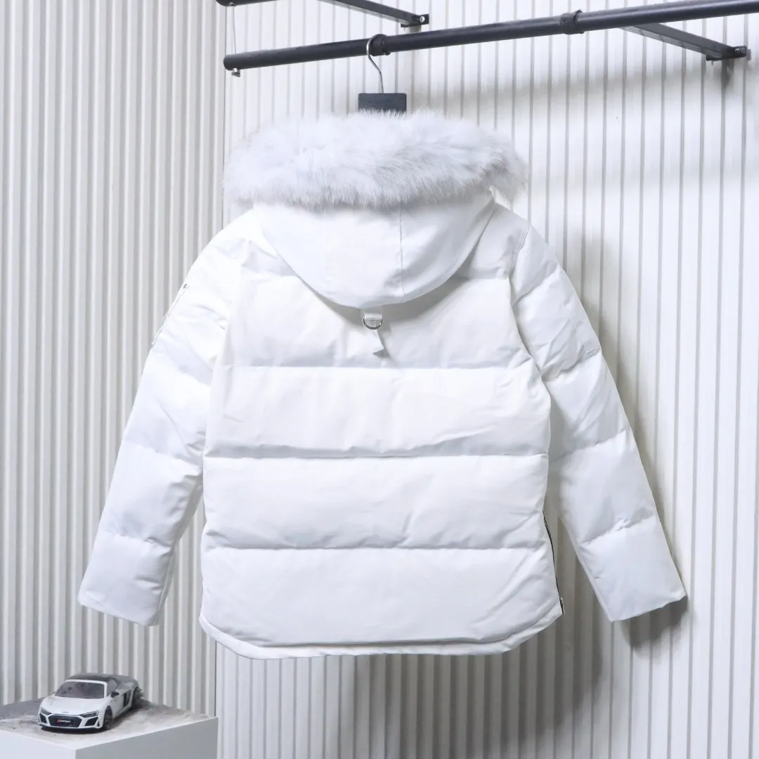 Back View M.K. Scissors Women’s Fur Collar Down Jacket