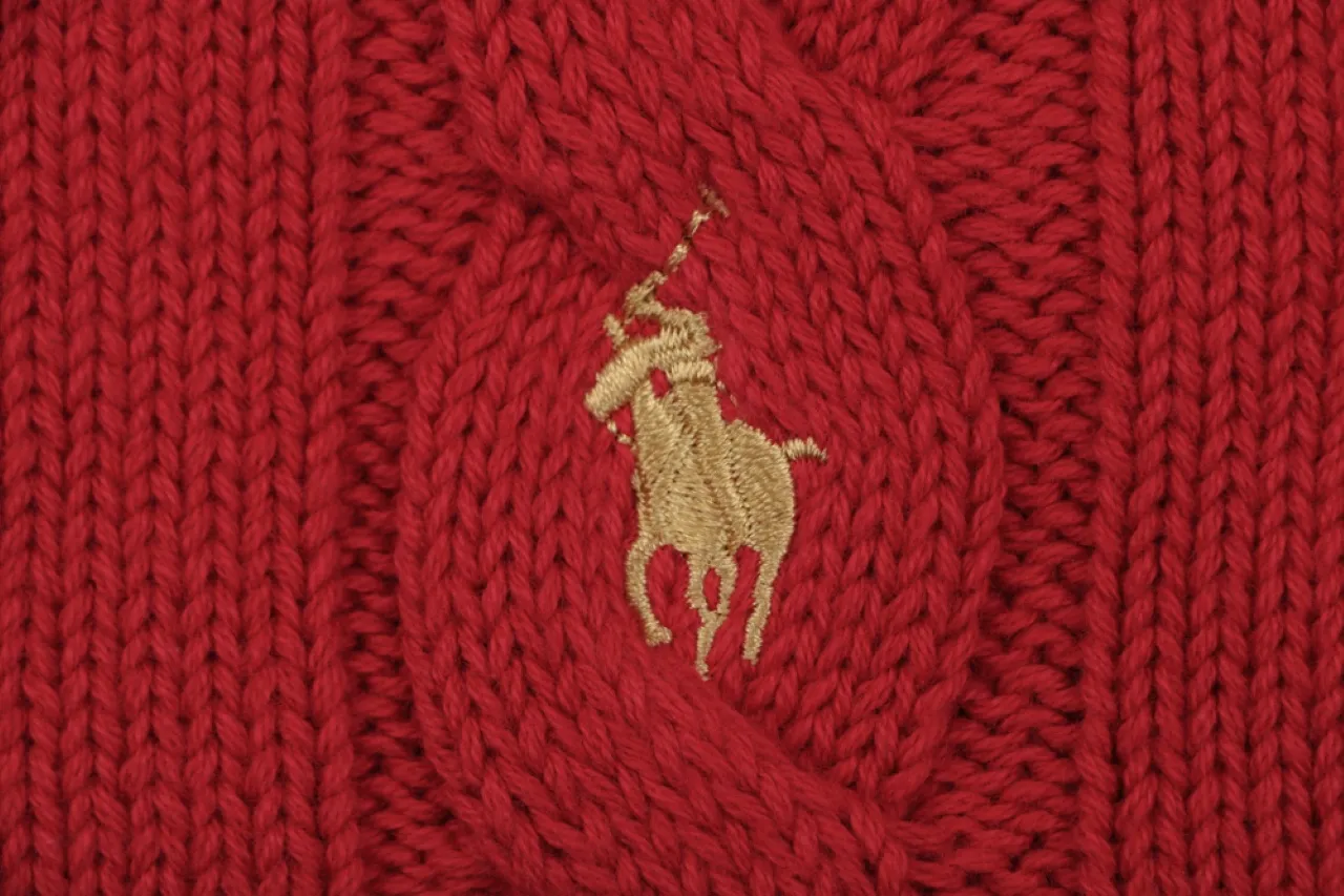 Embroidered logo
