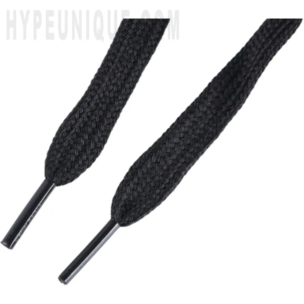 a pair of black laces