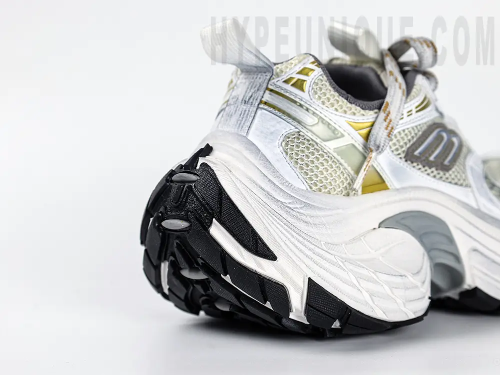 B@lenci@ga 6XL Sneakers White/Yellow
