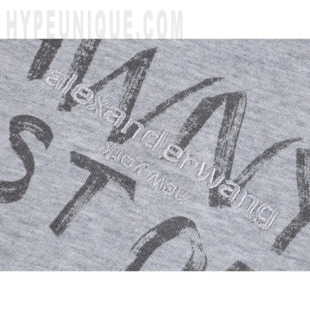 Printed graphic on the front of the garment