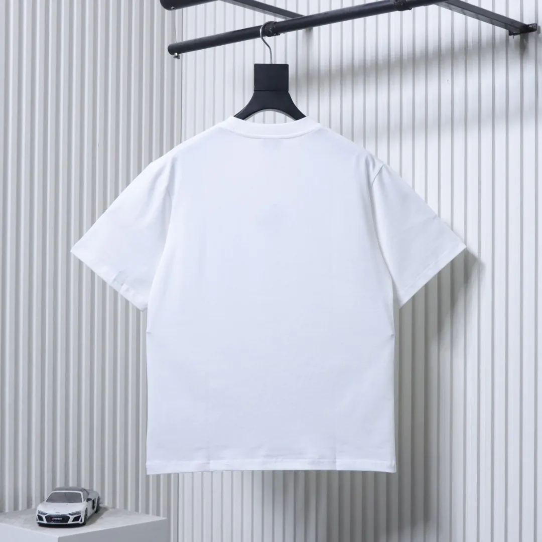 Back of Embossed Anagram Logo Cotton T-Shirt