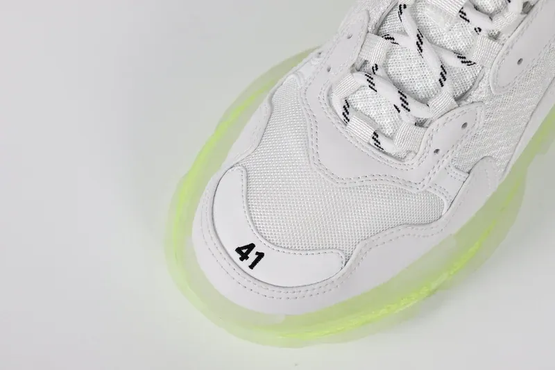 BALENCIAGA TRIPLE S SNEAKER-WHITE GREEN