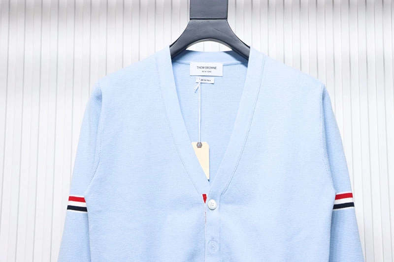 Double Sleeve Webbing Armband Cardigan Sweater