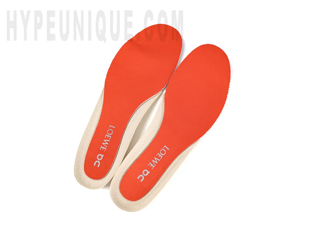 Orange insole