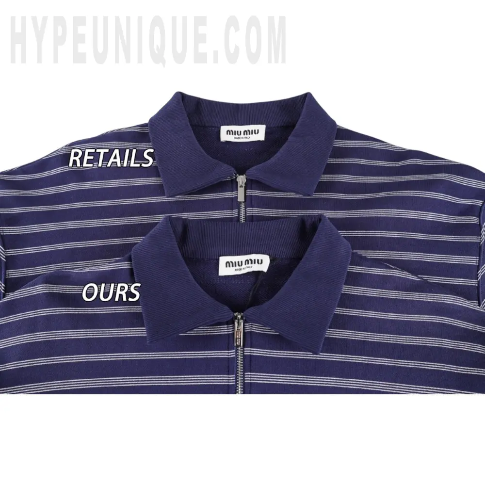 Close-up of the collar detail