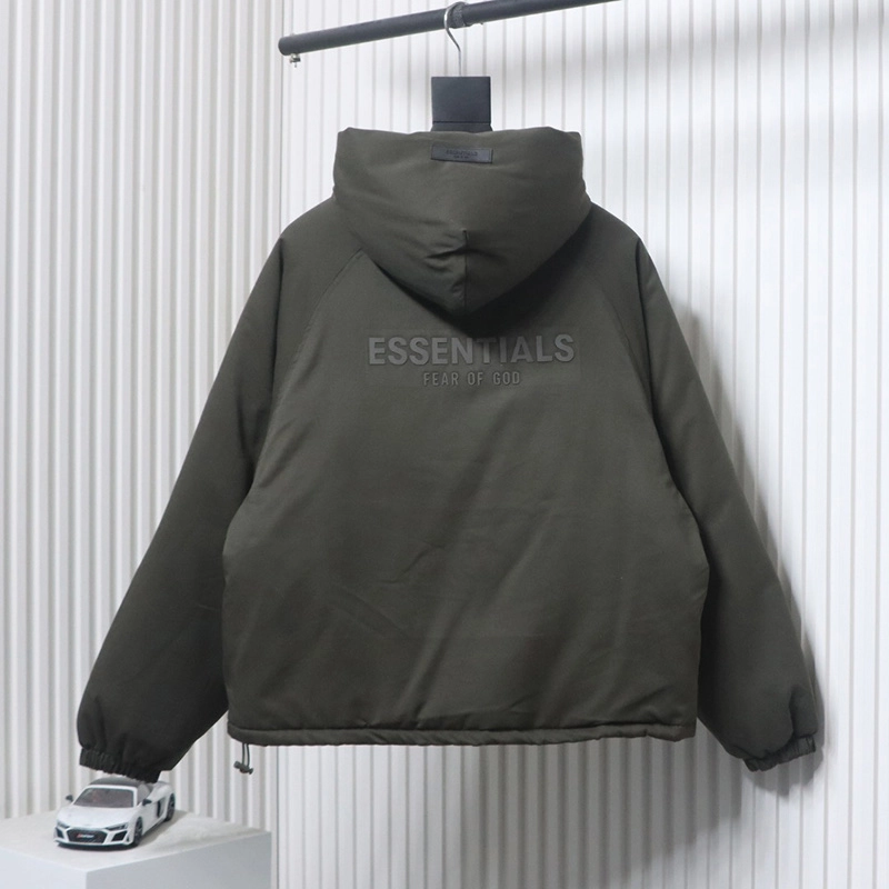 Fear Of God Essential Hooded Cotton Jacket