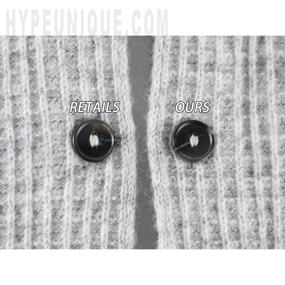 Close-up of clothing button details