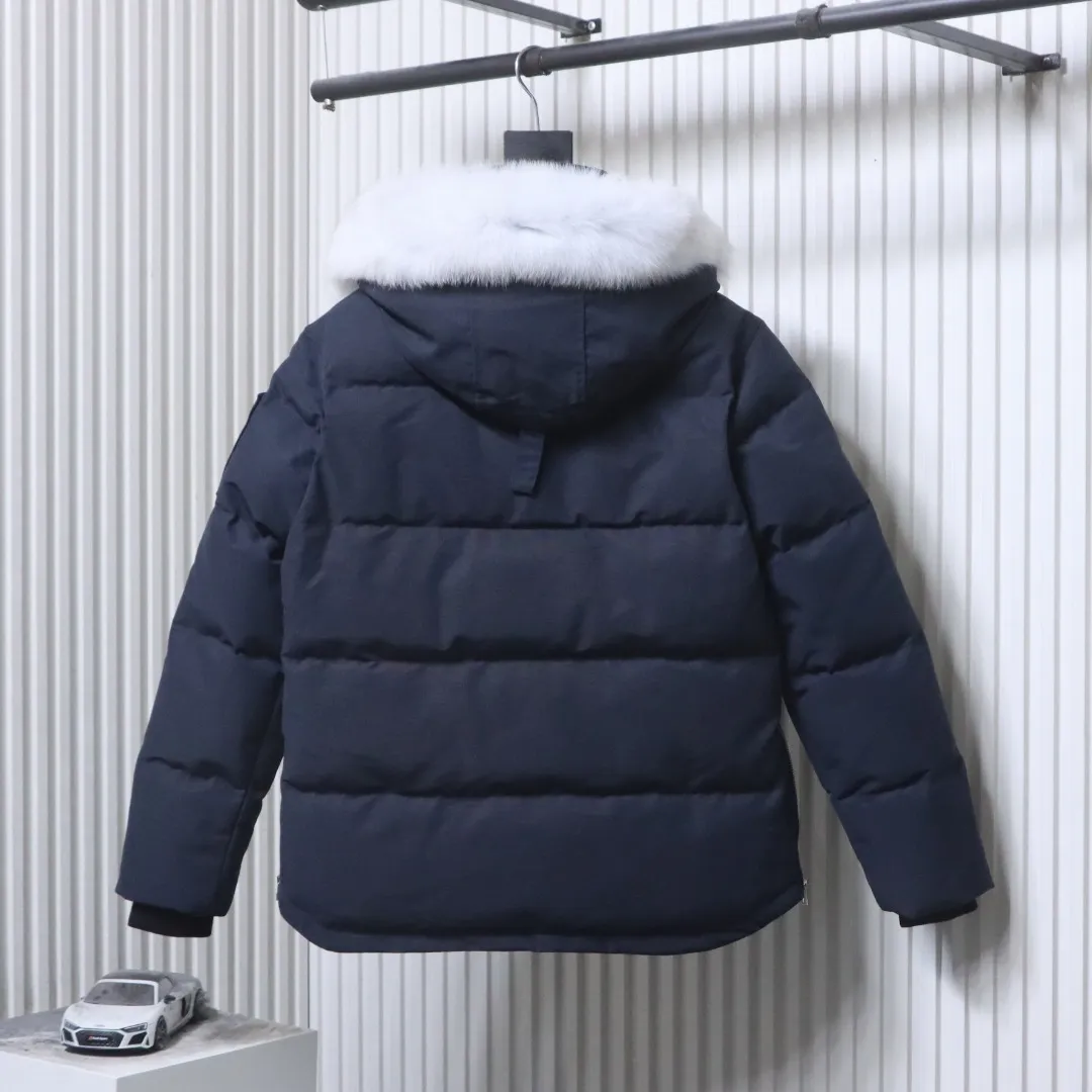 Back View M.K. Scissors Women’s Fur Collar Down Jacket