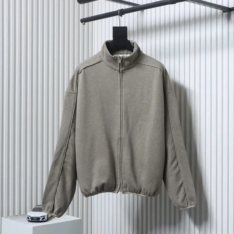 Fear of God Essentials Embroidered Zip-up Sweatshirt Jacket