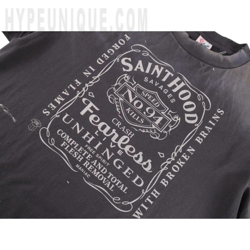 Printed graphic on the front of the garment