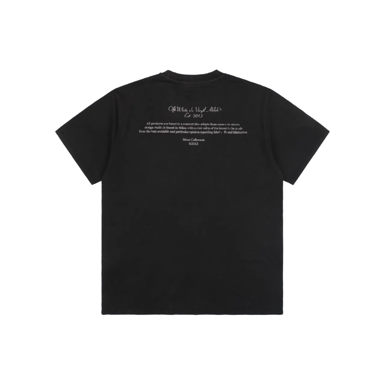 Back of Off-White Washed Madonna Print T-Shirt