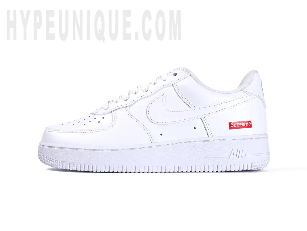 Front view of the outside of the left shoe