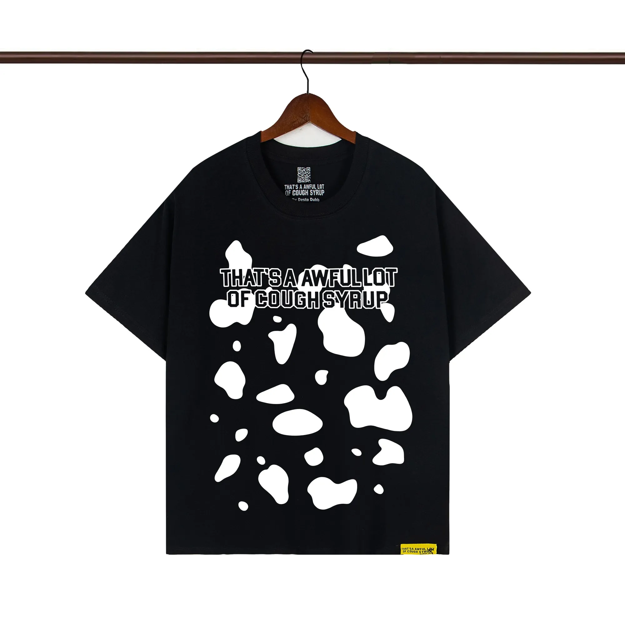 That’s A Awful Lot Of Cough Syrup “Cow Print” Holstein Graphic T-Shirt
