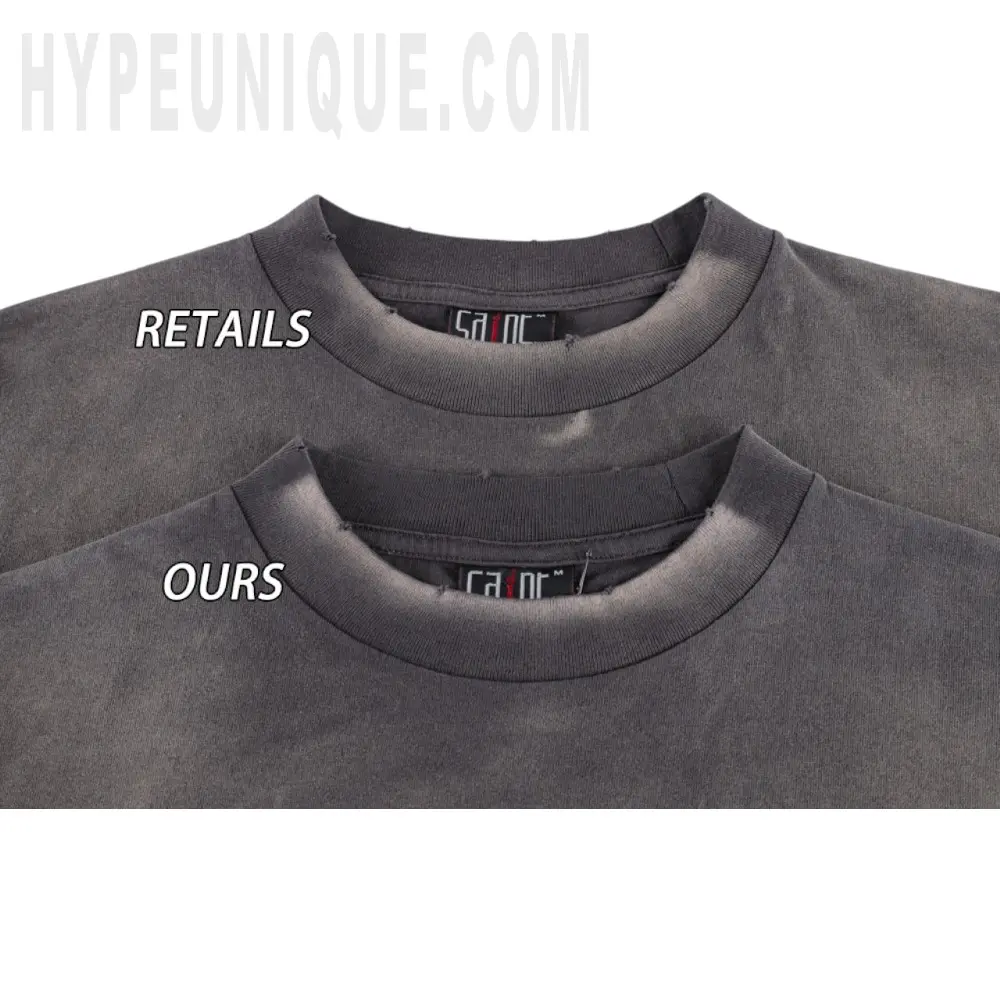 Close-up of the collar detail