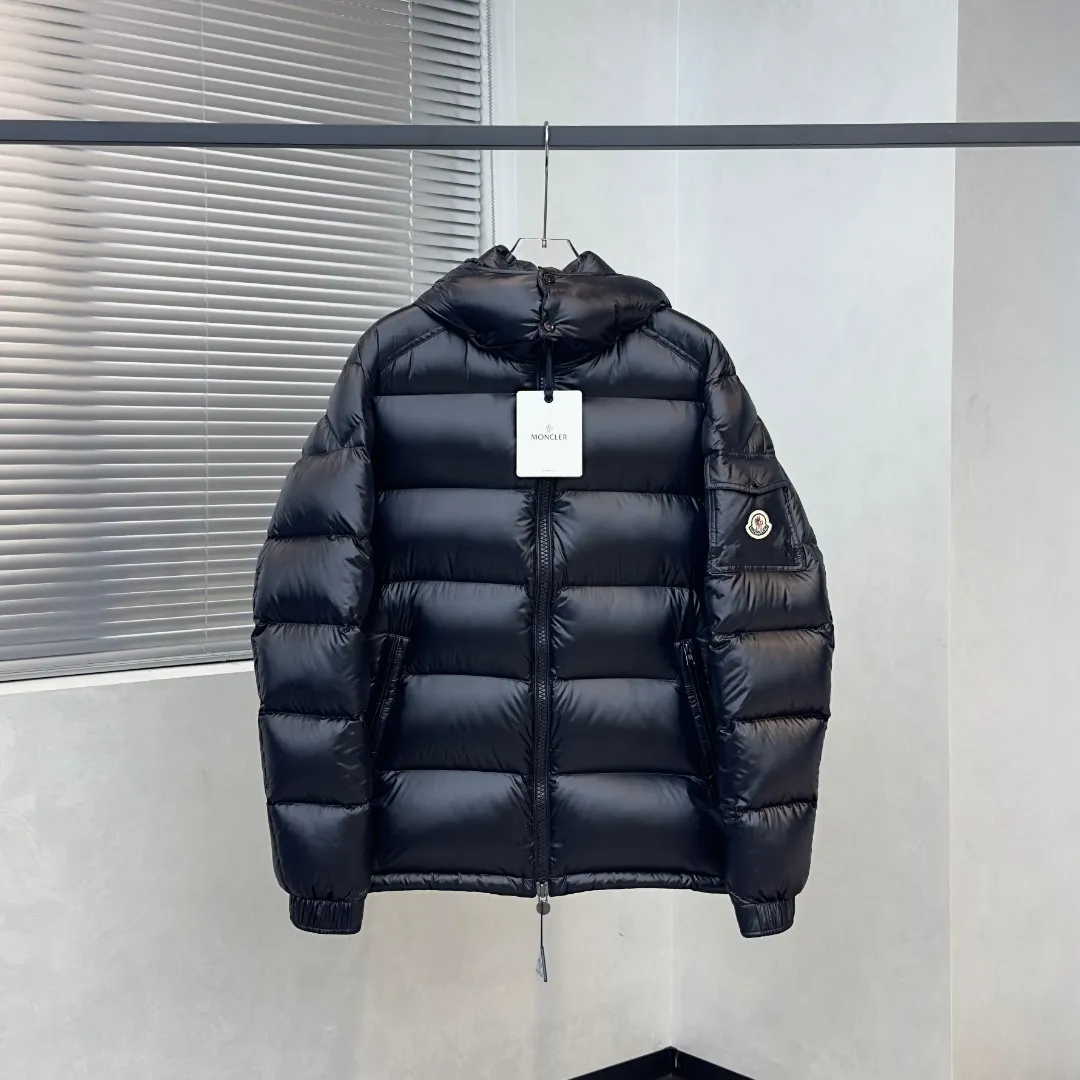 Mcler Maya Glossy Hooded Down Jacket