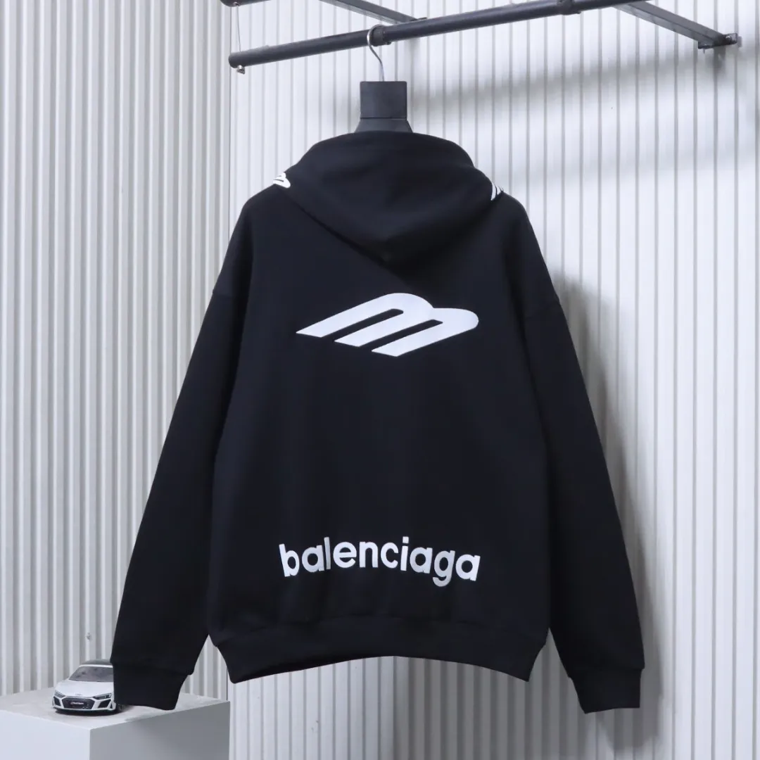 Back View BLCG Matte Embroidered Half-Zip Jacket