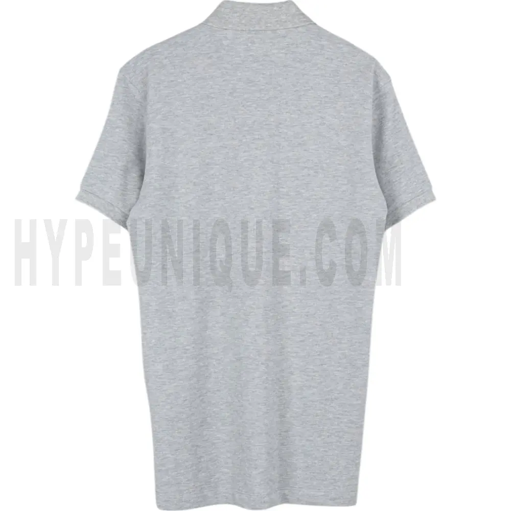 The back of the gray clothes