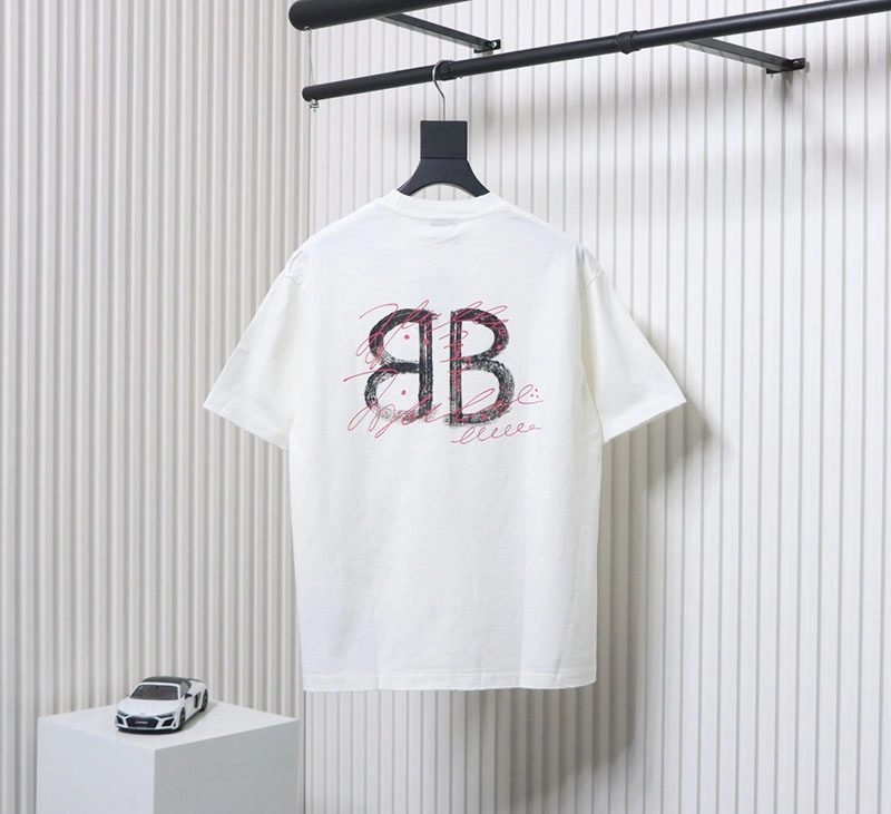 Double B Hand-Painted Washed Hole T-Shirt