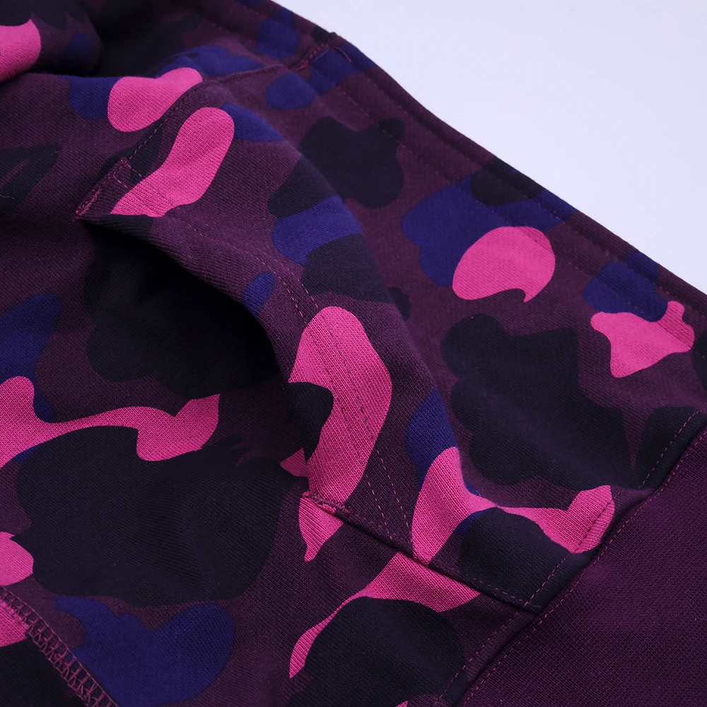 Shark Full Zip Hoodie Double Hood (Blue/ Red /Purple)