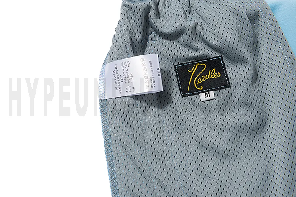 Close-up of pants care label