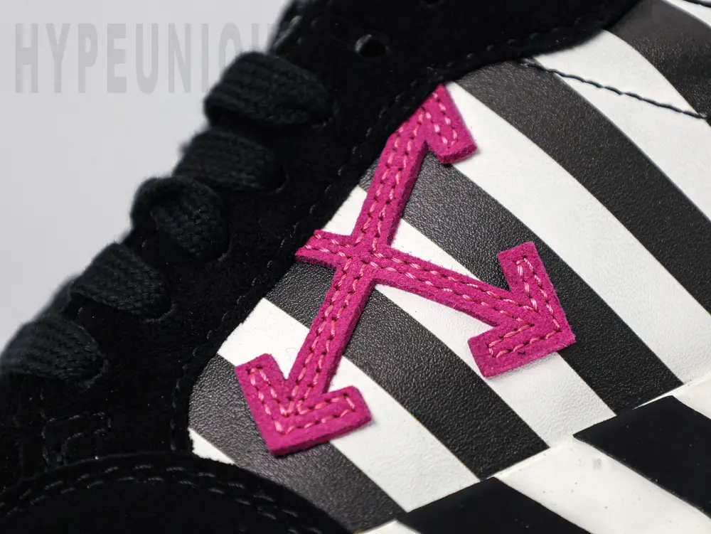 the purple off white logo