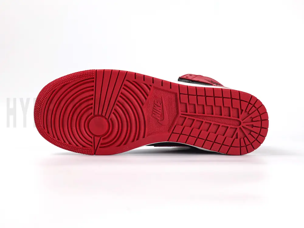 the red outsole