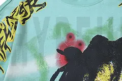 Printed graphic on the front of the clothes
