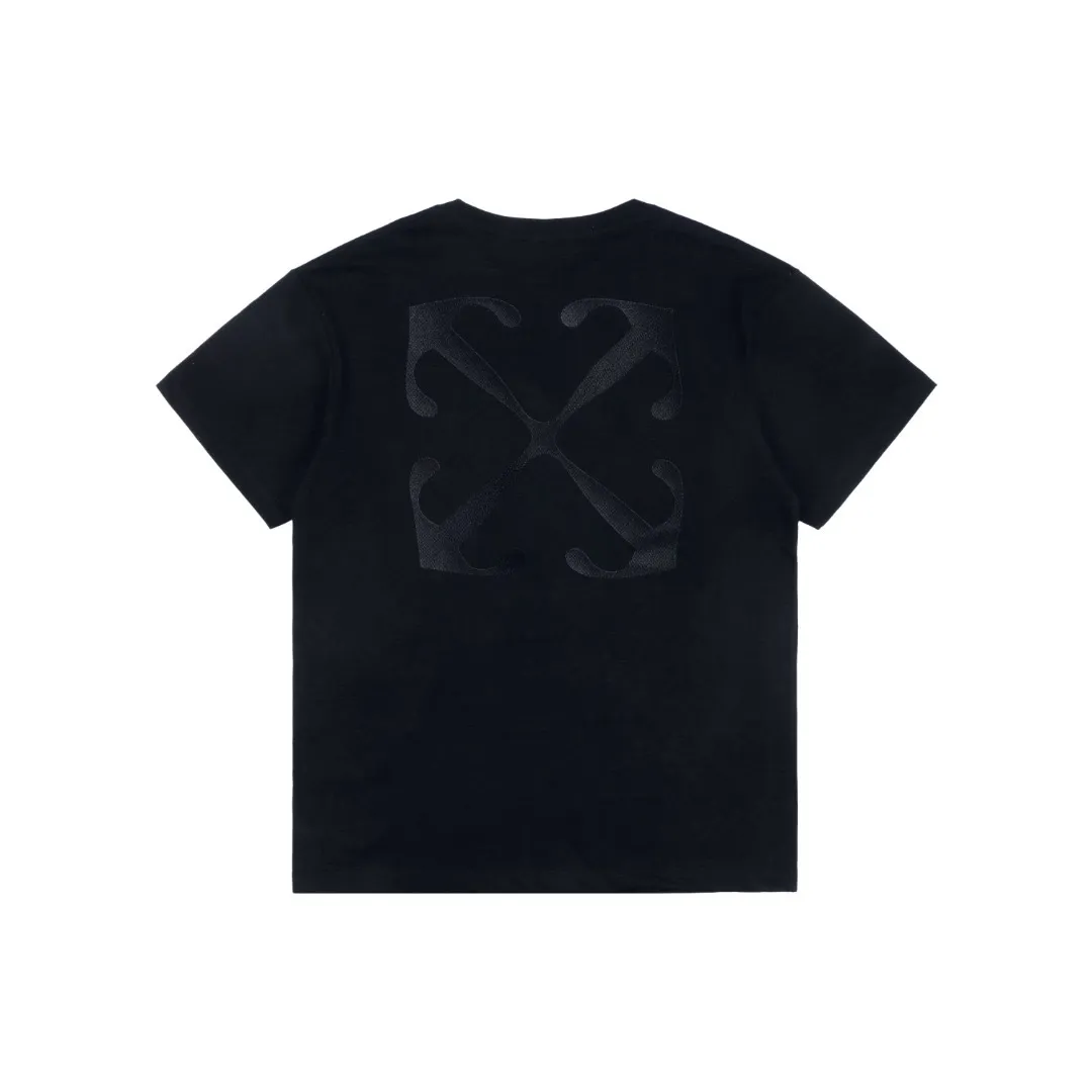 Back of Off-White Anchor Arrow Embroidered T-Shirt