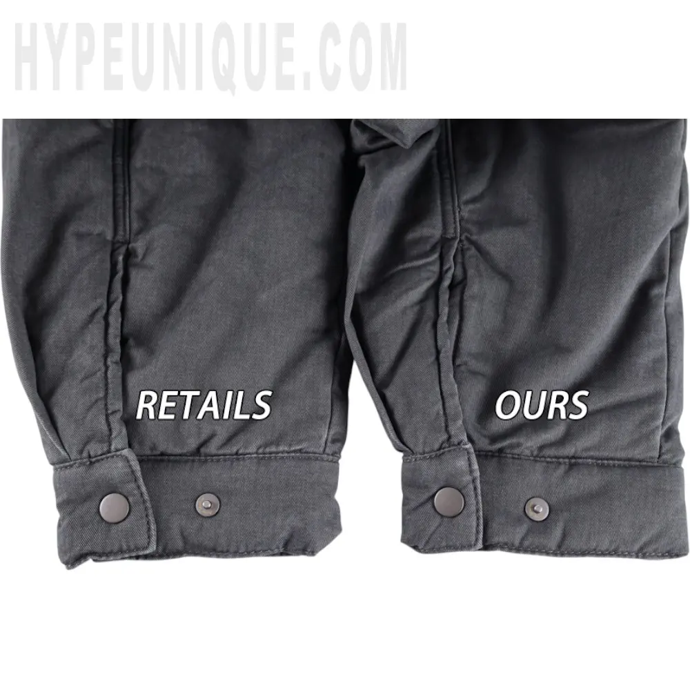 The sleeves of the clothes