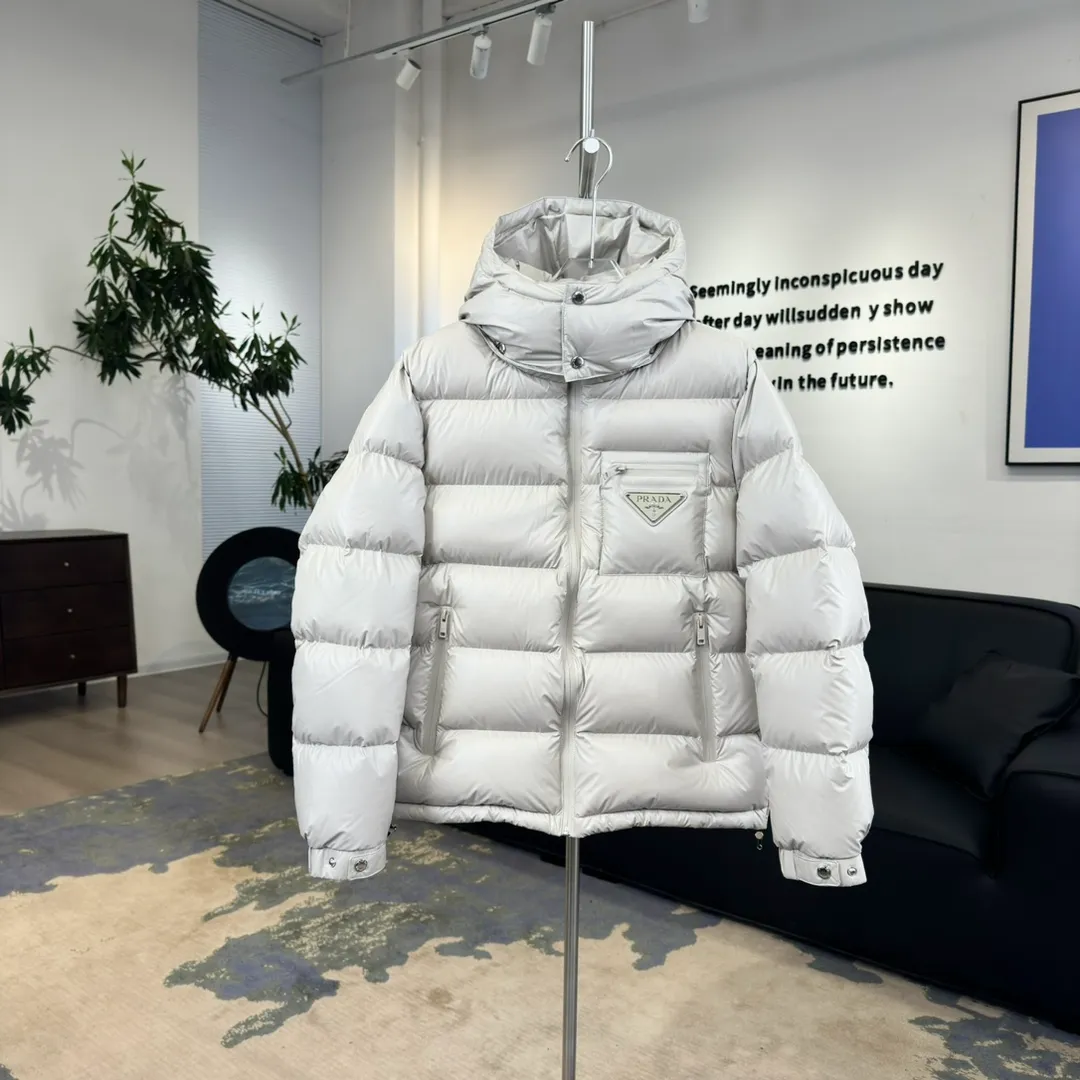 BBR Triangle Logo Hooded Down Jacket