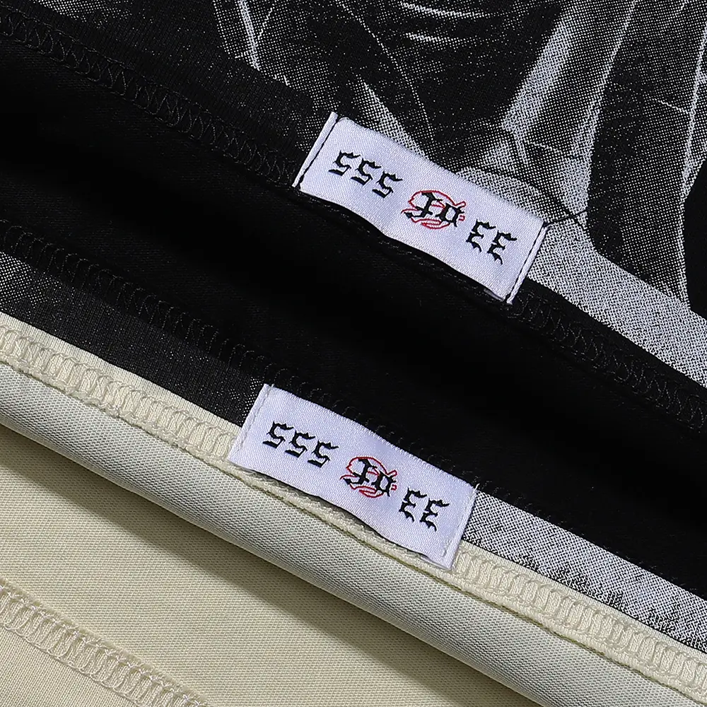 Minimalist label with premium embossing, balancing subtle branding and refined aesthetics