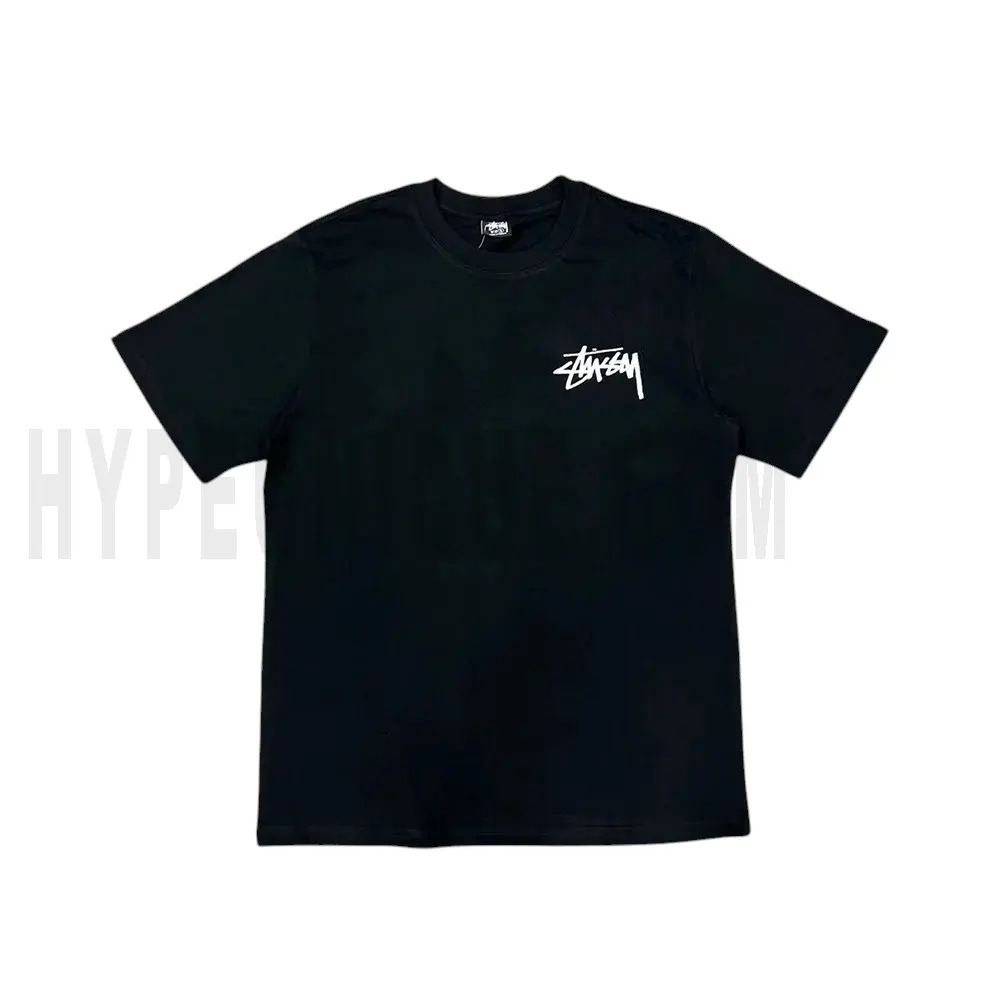 The front of the black clothes