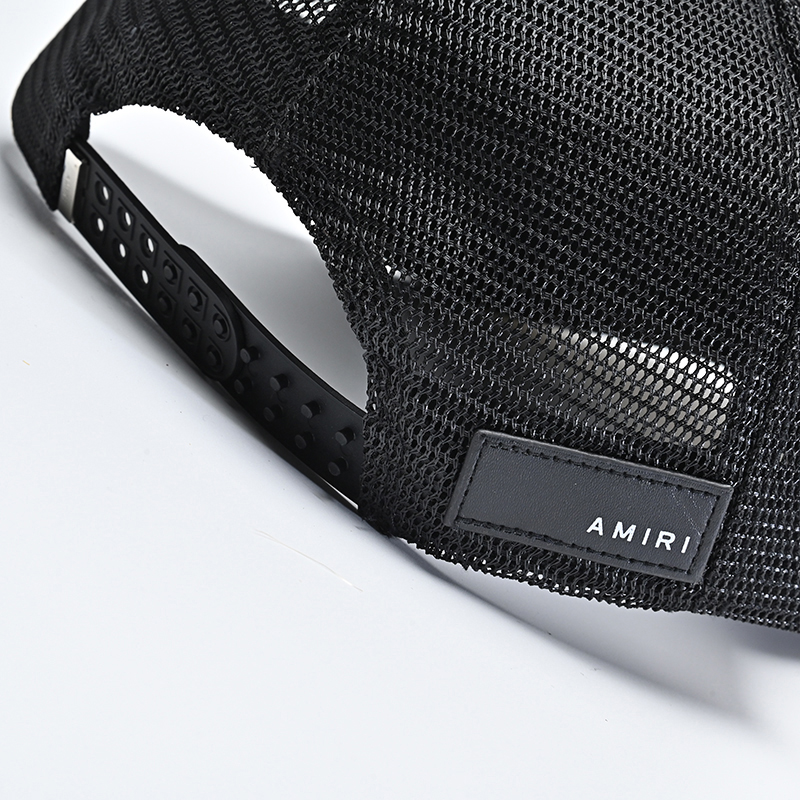 AMIRI Three Star Trucker Snapback Cap Blue:White